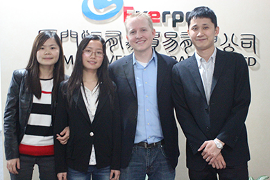 Foto di gruppo con i clienti