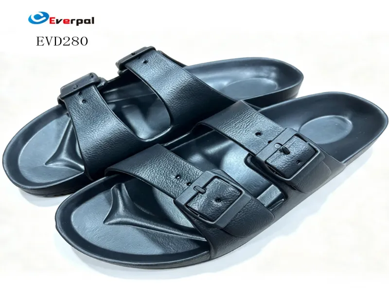 Sandali scorrevoli unisex in EVA con doppia fibbia regolabile